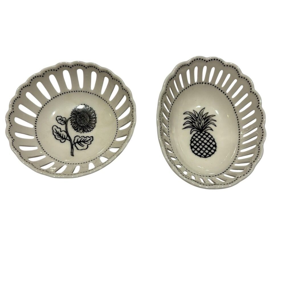 Southern Hospitality Williamsburg Andrea Sadek Mini Trinket Sunflower Pineapple